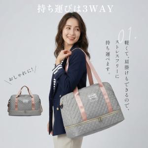 スポーツバッグ レディース ボストンバッグ バ...の詳細画像3