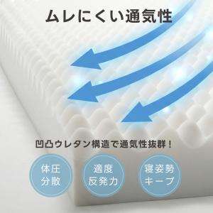 新入荷限定 マットレス 高反発 三つ折り プロ...の詳細画像5