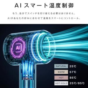 大風量 速乾 ドライヤー マイナスイオン 大風...の詳細画像2