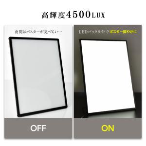 LEDポスターパネル A3 薄型 ライトパネル...の詳細画像2