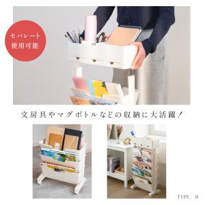 ファイルワゴン キャスター付き デスク収納 収...の詳細画像5