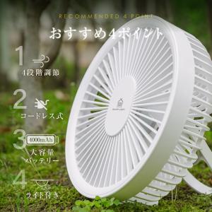 扇風機 壁掛け 吊り下げ テント LED照明 ...の詳細画像3
