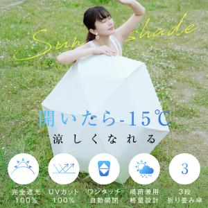 日傘 折りたたみ 完全遮光 100% 超軽量 ...の詳細画像2