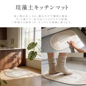 バスマット 珪藻土 珪藻土バスマット 珪藻土マ...の詳細画像2