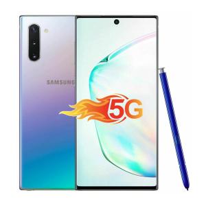 《5G対応》再生新品 Galaxy Note10 Samsung SM-N971N 海外SIMフリースマートフォン 256GB オーラグロー(Aura Glow) | 国際送料無料｜bestsupplyshop