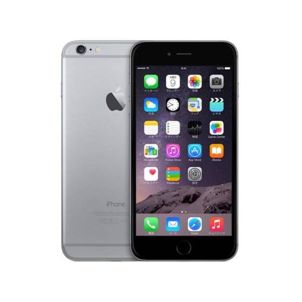 海外SIMシムフリー版 Apple iPhone6 スペースグレー(ブラック黒)128GB [送料無...