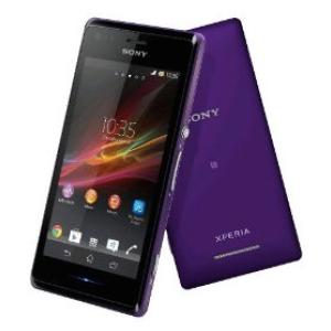 [再生新品]海外シムフリー Sony Xperia M (C1905/C1904) 4GB 紫パープル 低価格SIMフリースマートフォン本体 / 送料無料｜bestsupplyshop