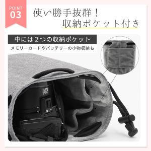 カメラケース カメラバッグ おしゃれ ショルダ...の詳細画像5