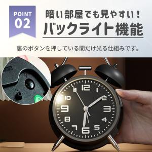 目覚まし時計 置き時計 アナログ 時計 おしゃ...の詳細画像4