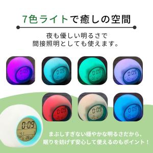目覚まし時計 置き時計 デジタル 多機能 温度...の詳細画像3