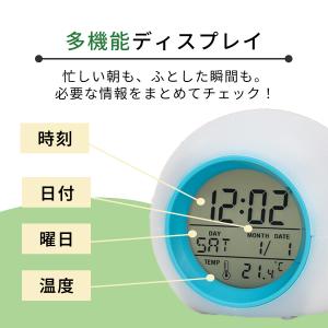 目覚まし時計 置き時計 デジタル 多機能 温度...の詳細画像5