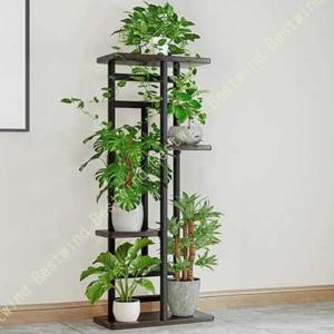 フラワースタンド 植物棚 観葉植物 盆栽棚 オープンシェルフ アイアン製 ガーデンラック シンプル 飾り 園芸ラック プランタースタンド 花棚 置く家具