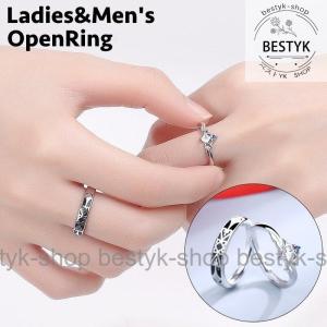 指輪 ペアリング オープンリング レディース メンズ リンクコーデ お揃い ハート ラインストーン シンプル おしゃれ 大人可愛い カップル 夫婦 恋 Bh3 Miql192 ベストyk Shop 通販 Yahoo ショッピング