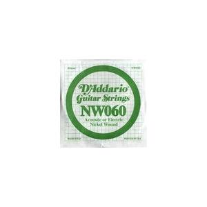 NW060/ニッケルプレーテッド ラウンドワウンド　D'Addario／ダダリオ【ギターバラ弦】｜beta-music