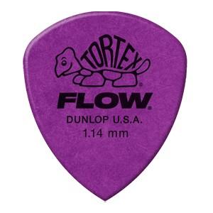 558R　1.14mm / パープル / TORTEX FLOW Standard （12枚セット）/ Jim Dunlop／ジムダンロップ｜beta-music