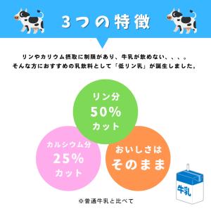 低リン乳 125ml×24本入り 低リンミルク...の詳細画像3