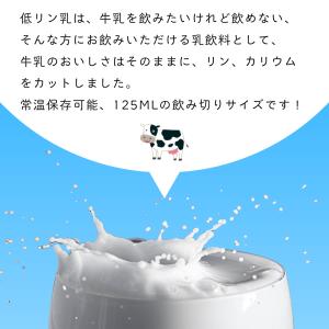 低リン乳 125ml×24本入り 低リンミルク...の詳細画像4