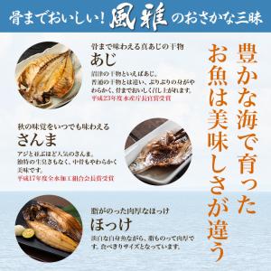 干物セット お試し 風雅のおさかな三昧 3枚入...の詳細画像4