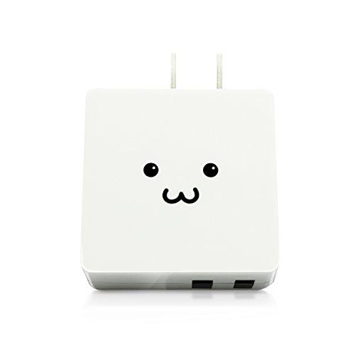 エレコム USB コンセント 充電器 合計2.0A USB-A×2 【 iPhone SE3,15,...