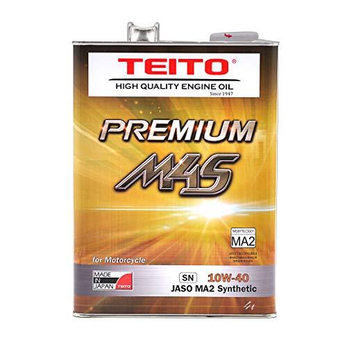 バイク エンジンオイル 10w-40 4L 化学合成油(全合成油) MA2規格適合 TEITO PR...