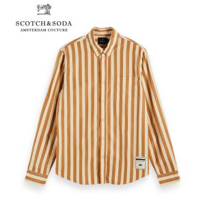 SCOTCH&SODA/スコッチ&ソーダ　Striped cotton long sleeve shirt 282-21404 【156866】｜bethel-by