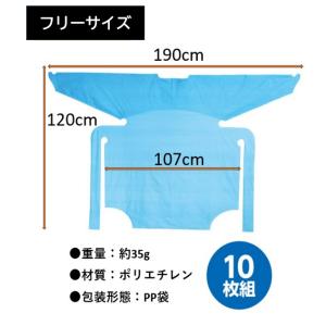 [400枚]使い捨てガウン 使い捨てエプロン ...の詳細画像3
