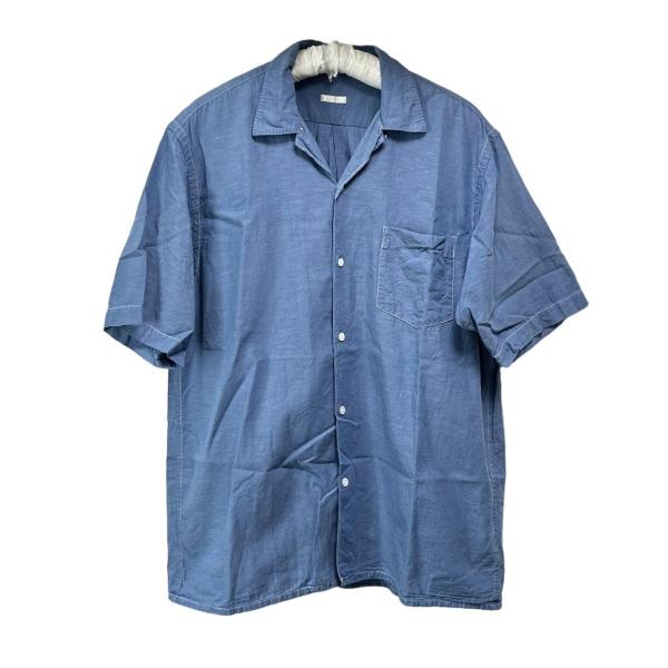 COMOLI コモリ 21SS ベタシャンオープンカラーシャツ T01-02012