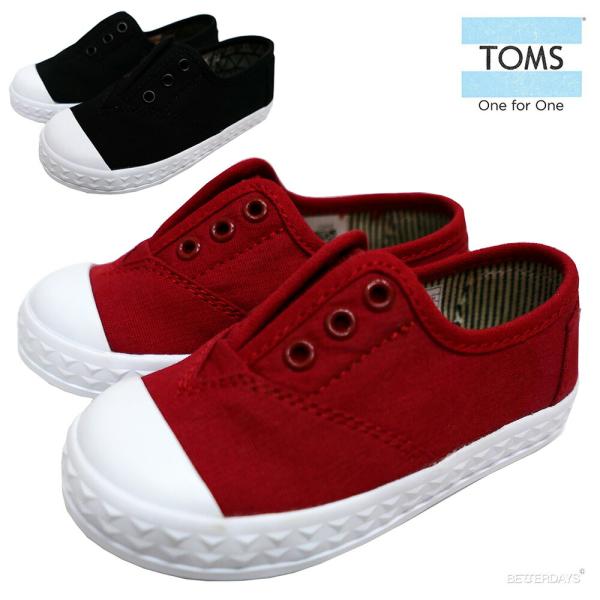 スリッポン キッズ TOMS トムス トムズ TINY-ORIGINAL CLASSICS 18cm...