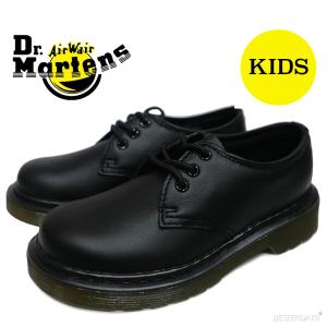 ドクターマーチン キッズ Dr.Martens 1461J CORE KIDS エヴァリー BLACK SOFTY T｜betterdays777