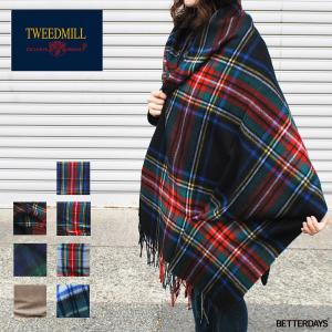 TWEED MILL（ツイードミル） ストール ユニセックス マフラー チェック
