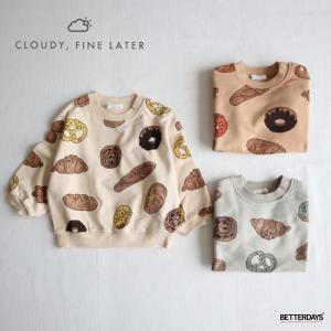 スウェット カラーリング パン柄 トレーナー クラウディファインレター   CLOUDY, FINE LATER 522-573022｜BETTER DAYS ベターデイズ