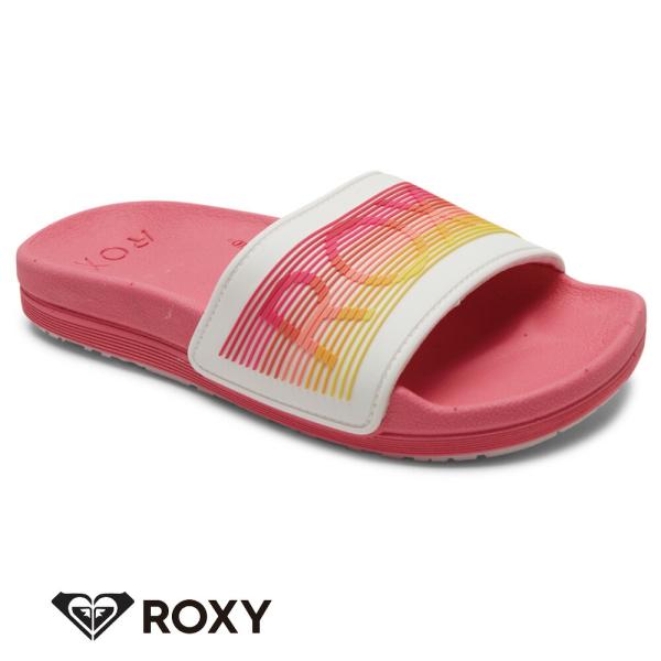 ビーチサンダル 女の子 ガールズ ロキシー ROXY PN1 RG SLIPPY LX 18-22c...