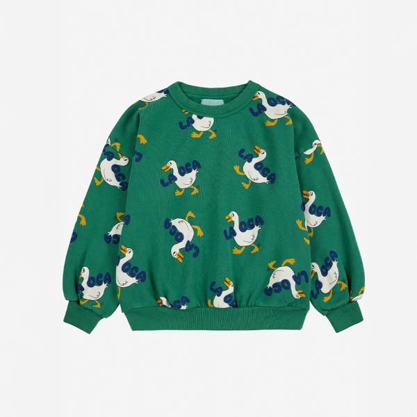 スウェット トレーナー キッズ  ボボ・ショーズ  総柄 La Oca sweatshirt 【国内...