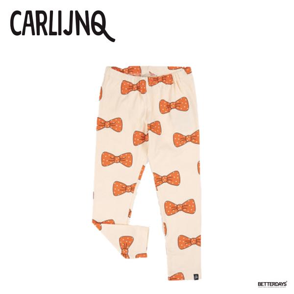 レギンス ベビー キッズ CarlijnQ Bow legging 総柄 リボン カーラインク【国内...