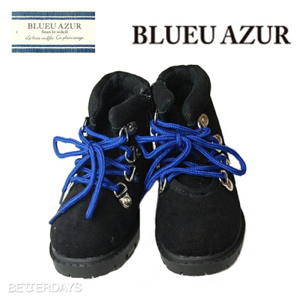 ブーツ キッズ BLUEU AZUR ブルーアズール トレッキングブーツ キッズ 子供 靴 18cm