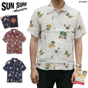 SUN SURF 【SALE／20%OFF】アロハシャツ 長袖 メンズ サンサーフ DUKE