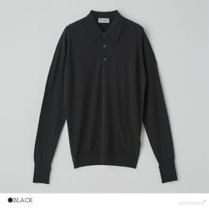 長袖ポロシャツ メンズ ジョンスメドレー ニッ...の詳細画像1