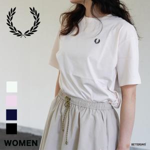 FRED PERRY フレッドペリー レディースクルーネックTシャツ