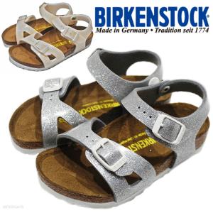 【SALE／20%OFF】サンダル キッズ ビルケンシュトック RIO リオ BF KIDS  MAGIC GALAXY SILVER  サンダル BIRKENSTOCK DESERT SOIL BROWN BIRKO-FLOR 15-22cm