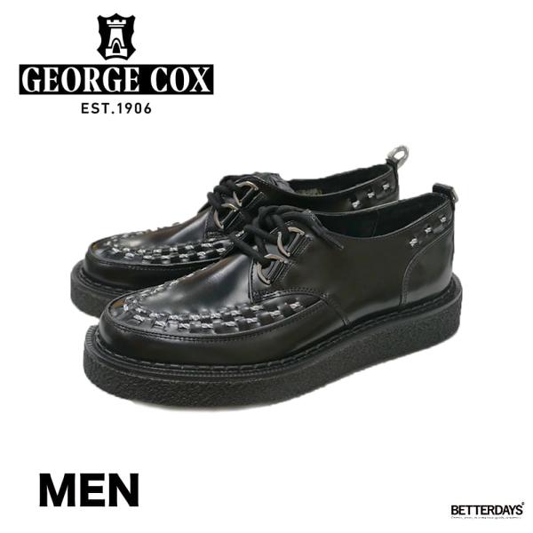 ジョージコックス マスターマインド メンズ ハットン クリーパー ドレスシューズ HATTON BL...