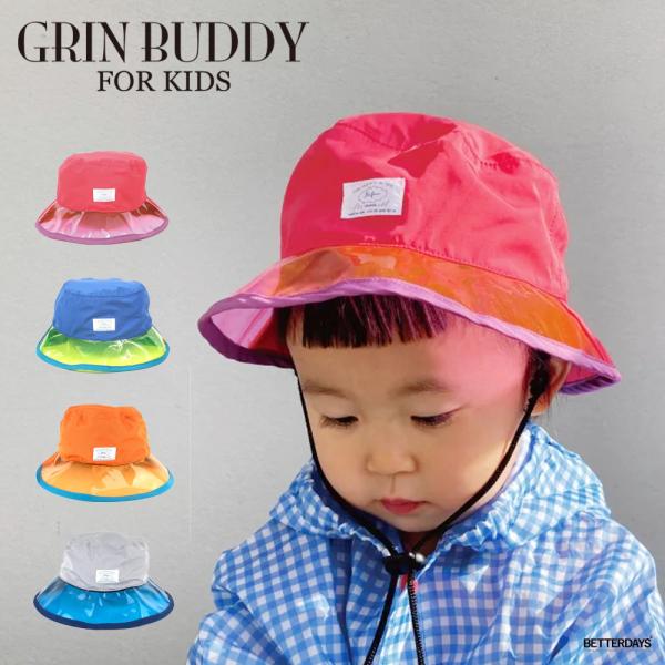 帽子 キッズ グリンバディ レインPVCハットGRIN BUDDY Rain PVC Hat 男の子...