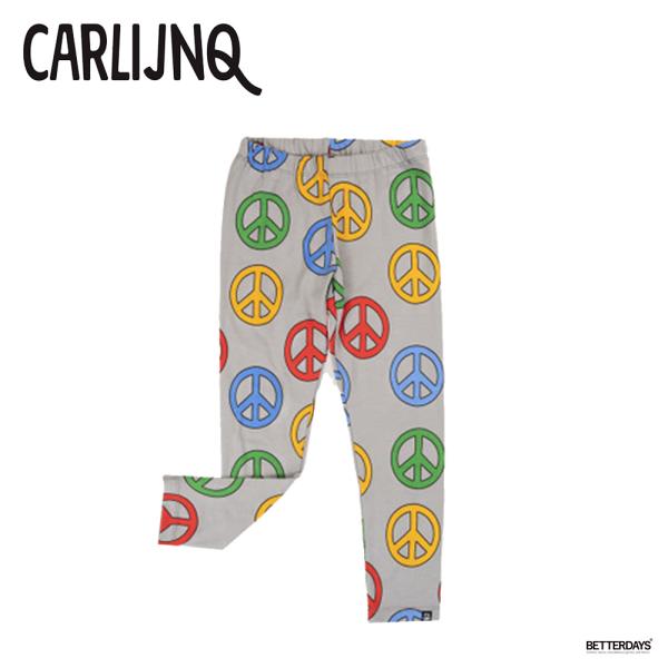 レギンス ベビー キッズ CarlijnQ Peace legging 総柄 ピース カーラインク【...