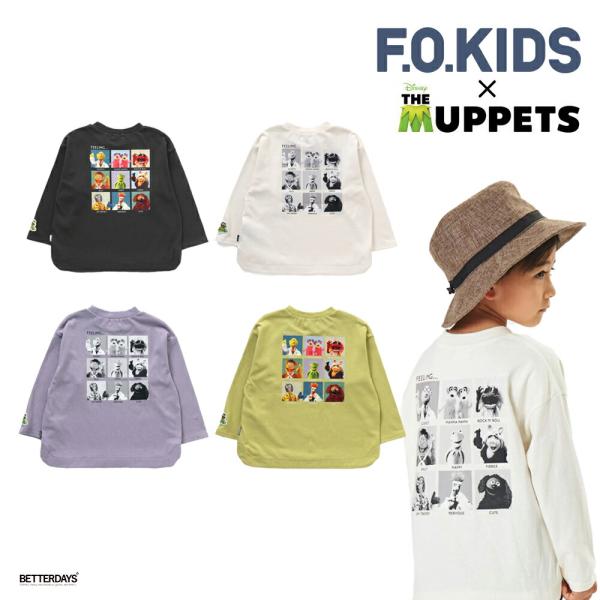ロングTシャツ マペッツ ベビー キッズ セサミストリート 刺繍入り FOKIDS F.O 男の子 ...