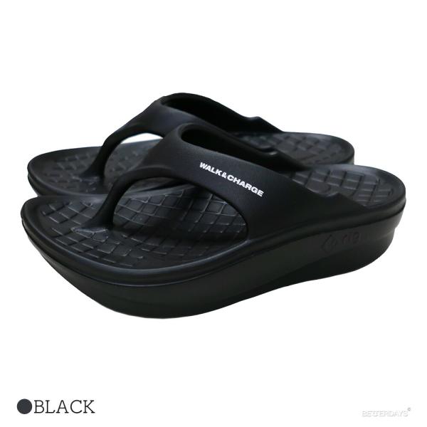 サンダル メンズ レディース リグ rig リカバリーサンダル FLIP FLOP 2.0 Blac...