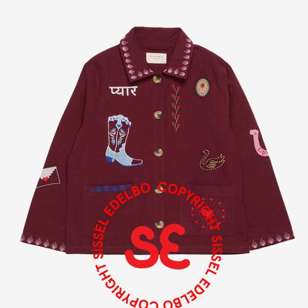 ジャケット キッズ ベビー My MINI Jacket Burgundy SISSEL EDELB...