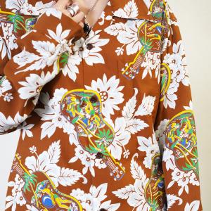 アロハシャツ メンズ サンサーフ 長袖 RAY...の詳細画像5