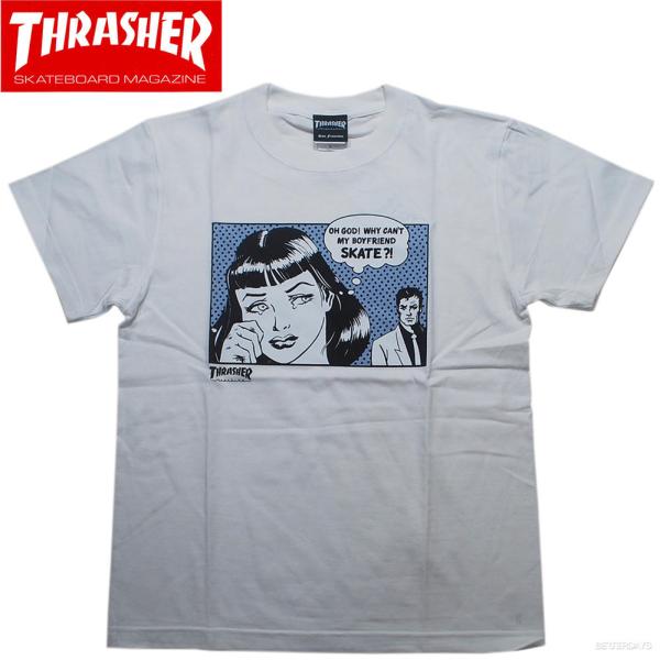 Tシャツ レディース メンズ スラッシャー THRASHER BoyFriend TEE