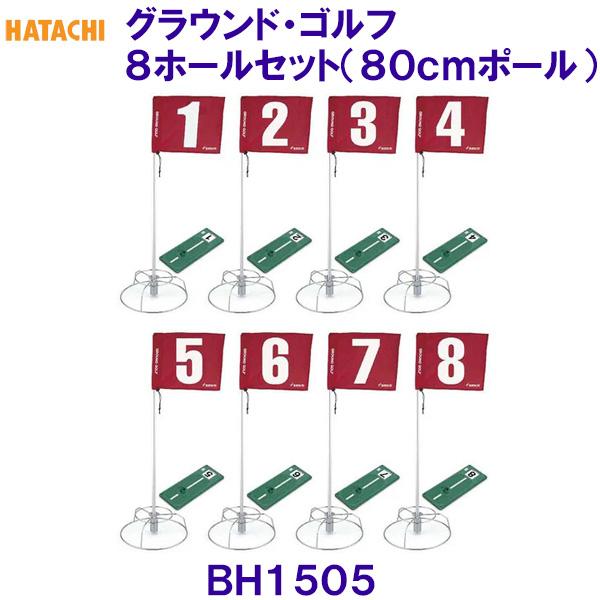 ハタチ HATACHI グラウンドゴルフ８ホールセット(80cmポール) BH1505 グラウンドゴ...