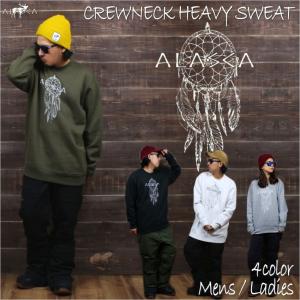 ALASCA クルーネック ヘビー スウェット スノーボード