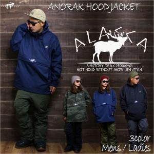 ALASCA　2018-19　ANORAK HOOD JACKET アラスカ スノーボード